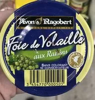 Mängden socker i Foie de volaille au raisins