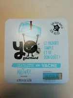 Mängden socker i Yaourt au lait frais de vache nature YOgourmand