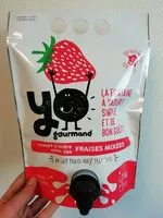 Mängden socker i Yaourt à boire aux fraises mixées