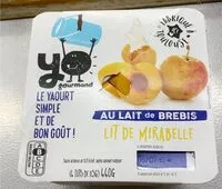 Mängden socker i Yaourt brebis mirabelle