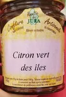 Mängden socker i Confiture de citron vert