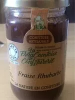 Mängden socker i Confiture Fraise Rhubarbe