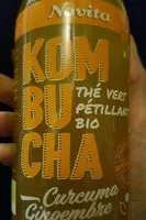Mängden socker i kombucha the vert curcuma gingembre