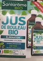 Mängden socker i Jus de bouleau