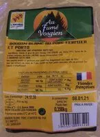 Mängden socker i Boudin blanc au porc fermier et porto