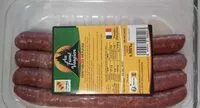 Mängden socker i Merguez de volaille