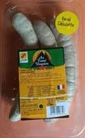 Mängden socker i Saucisse blanche herbes supérieure