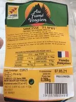 Mängden socker i Saucisse blanche flamm
