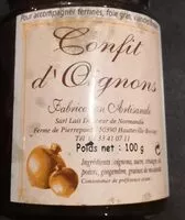 Mängden socker i Confit d'oignons