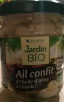 Mängden socker i ail confit à l'huile d'olive et basilic