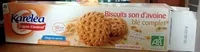 Mängden socker i Karéléa - Biscuits son d'avoine blé complet