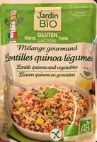 Mängden socker i Mélange gourmand Lentilles quinoa légumes