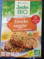 Mängden socker i Préparation pour steaks veggie aux petits légumes