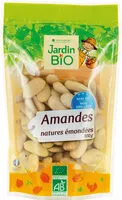 Mängden socker i Amandes Natures émondées Bio