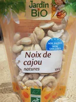 Mängden socker i Noix De Cajou Nature Bio
