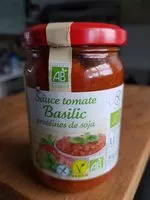 Mängden socker i Sauce Tomate Basilic Aux Protéines De Soja Bio Sans Gluten