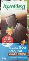 Mängden socker i Chocolat noir croquant