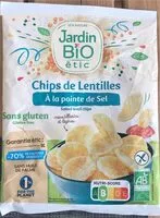 Mängden socker i Chips de lentilles à la pointe de sel