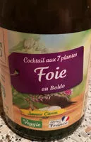 Mängden socker i cocktail aux 7 plantes au boldo.