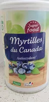 Mängden socker i Myrtilles du Canada