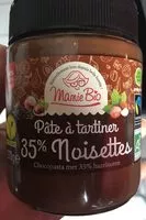 Mängden socker i Pâte à tartiner 35% Noisettes