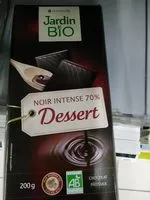 Mängden socker i Chocolat noir intense - Dessert