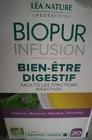 Mängden socker i Biopur infusion bien-être digestif