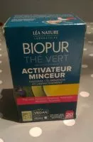 Mängden socker i Biopur thé vert activateur minceur