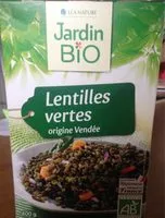Mängden socker i Lentilles vertes irigine Vendée