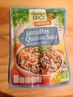Mängden socker i Lentilles Quinoa Soja