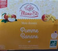 Mängden socker i Mon dessert pomme banane