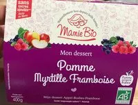Mängden socker i Dessert pomme myrtille framboise