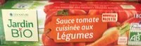 Mängden socker i Sauce tomate cuisinée aux légumes