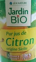 Mängden socker i Pur jus de citron bio