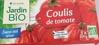 Mängden socker i Coulis de tomate bio