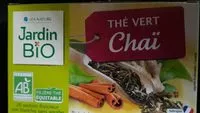 Mängden socker i Thé vert chai bio