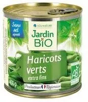 Mängden socker i Haricots verts