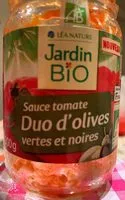 Mängden socker i Sauce tomate duo d'olives