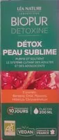 Mängden socker i Biopur Detoxine (detox peau sublime)