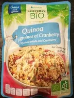 Mängden socker i Quinoa graines et cranberry