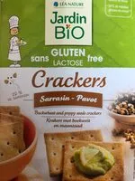 Mängden socker i Crackers Sarrasin - Pavot