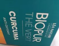 Mängden socker i Biopur thé vert CURCUMA