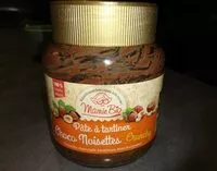 Mängden socker i Pate à tartiner chocolat noisette crunchy équitable bio