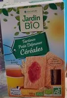 Mängden socker i Tartines petit déjeuner céréales