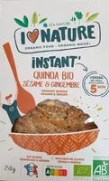 Mängden socker i Quinoa bio sésame et gingembre