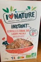 Mängden socker i Lentilles corail bio garam masala