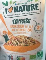 Mängden socker i Boulgour de blé aux legumes Bio