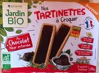 Mängden socker i Nos tartinettes à Croquer