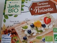 Mängden socker i tartine craquante noisette