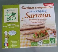 Mängden socker i Tartines craquantes sarrasin